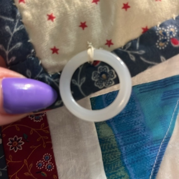 Patchwork Quilt Wall Hanging Sailboat Nautical 14.5” Square - Picture 6 of 6